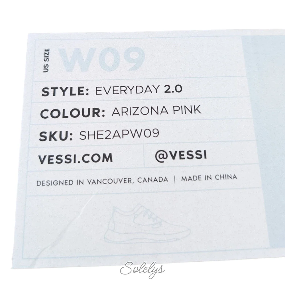 Vessi Everyday Move Women 9 Arizona Pink Waterproof Knit DymaTex Lace Up Sneaker